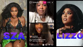 LIZZO With SZA - IG LIVE - December 8, 2022