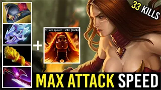 SEXY CARRY Lina Got Out of Control! Crazy Attack Speed Full Physical Build Epic Top SEA Game Dota 2