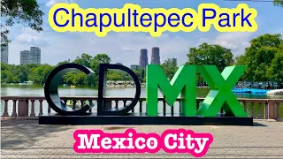 Bosque de Chapultepec Park, Mexico City, CDMX, Mexico Walk Tour[4K]