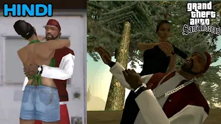 GTA San Andreas Gameplay | C,J is bank robbery is love girlfriend CJ girl