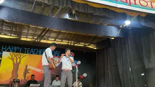 A fine Flute Performance by Gaurango at Teacher’s Day at Pragjyotika