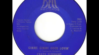 Crazy Elephant - Gimme Gimme Good Lovin' & Dark Part Of My Mind, 1969 Mono Bell 45 Record.