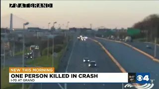 1 person dead following multi-vehicle crash on I-70