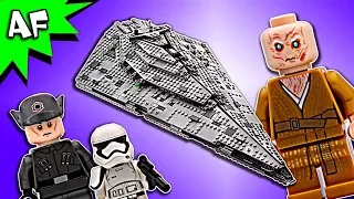 Lego Star Wars 8: Last Jedi First Order STAR DESTROYER 75190 Speed Build