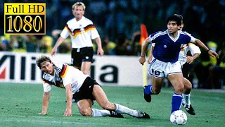 Argentina - Germany ● 1990 World Cup Final | Full highlight -1080p HD | Diego Maradona