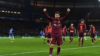 Lionel Messi vs Chelsea Away UCL 2017 18   English Commentary   HD 1080i