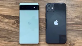 Google Pixel 6a vs iPhone 11