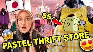 VISITING A PASTEL THRIFT STORE IN TOKYO | THRIFT SHOPPING IN JAPAN!! PASTEL THRIFT HAUL 2020