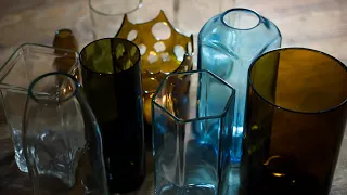 ガラス瓶を確実にきれいに切る方法。溜め込んだ酒瓶でいろいろ作ってみた【感電注意】