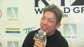 2020年9月22日 K-1 WORLD GP 2020 JAPAN～K-1秋の大阪決戦～ 弘輝 試合後インタビュー