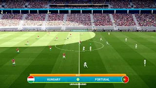🔥 PES 2021 - Hungary Vs Portugal ⚽ Euro 2020 • Next Gen Realism Mod Gameplay • Puskas Arena
