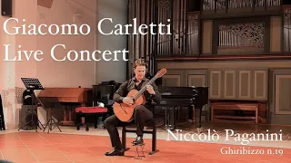 Giacomo Carletti plays Paganini Ghiribizzo n.19 Live