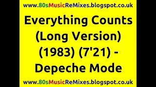 Everything Counts (Long Version) | Depeche Mode | 80s Synth Pop Classics | 80s Club Music Mixes