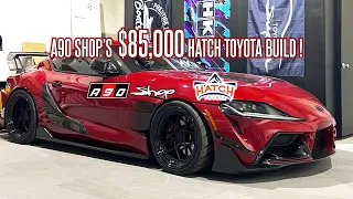 A90 SHOP'S $85,000 SUPRA BUILD for HATCH TOYOTA!!