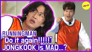 [HOT CLIPS] [RUNNINGMAN] "Do it again!!!!🤬🤬" JONGKOOK is MAD  (ENG SUB)