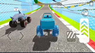 Monster Truck Mega Ramp Extreme Racing #29 - Impossible GT Car Stunts Driving - Android Gameplay