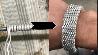 Silver chain | silver wire bracelet | ✨how I made this bracelet ✨  🔥