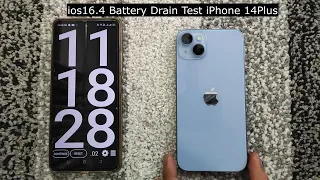 iOS16.4 Battery Drain Test iPhone 14Plus || Best Update Ever in iOS16