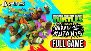 TMNT Arcade: Wrath of the Mutants PS5 Full Game Walkthrough [4K ULTRA HD]