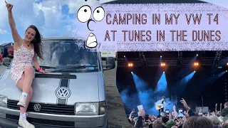 CAMPING IN MY VW T4 AT TUNES IN THE DUNES // PERRANPORTH // CORNWALL