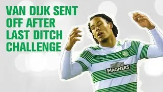 Virgil van Dijk sent off: Watch the incident here