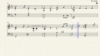 Nowhere Man (Jazzy version) Piano Solo sheet music, Noten, partition, partitura, spartito