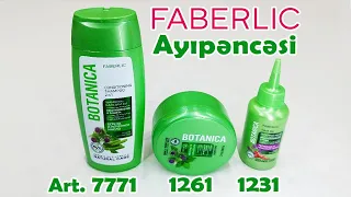 Faberlic Botanica - Ayıpəncəsi tərkibli saç tökülməsinə qarşı vasitələr. Artikul: 7771, 1261, 1231