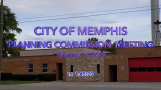 CITY OF MEMPHIS PLANNING COMMISSION  02 14 2024