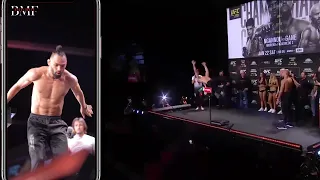 Michel Pereira show up some ninja style at the UFC 270 weigh-in ⚔️