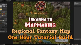 Inkarnate Mapmaking Tutorial - Regional Fantasy Map One Hour Build
