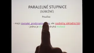 Rovnomenné a paralelné stupnice