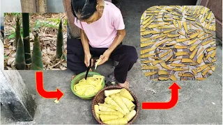 My Mom Harvesting A Lot Of Bamboo Shoots & Preservation Process - Simple Daily Life