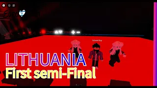 Silvester Belt - Luktelk (LIVE) | Lithuania 🇱🇹 | First Semi-Final | Roblox Eurovision 2024