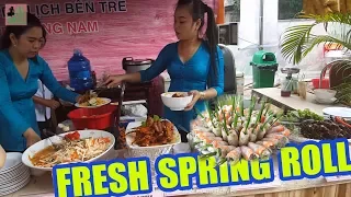 STREET FOOD VIETNAM 2017 - VIETNAMESE FOOD FESTIVAL - FRESH SPRING ROLL aka GOI CUON