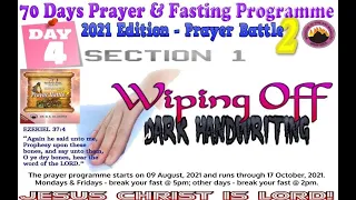 Day 4 MFM 70 Days Prayer & Fasting Programme 2021.Prayers from Dr DK Olukoya, General Overseer, MFM