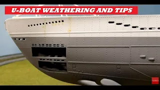 REVELL 1/72 TYPE VIIC U-BOAT HOW TO START WEATHERING AND TIPS PT.1