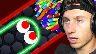 mit HACKER WURM spielen in Slither.io