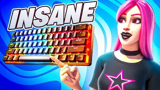 Trying the **FASTEST** Keyboard in Fortnite! (Apex Pro Mini)