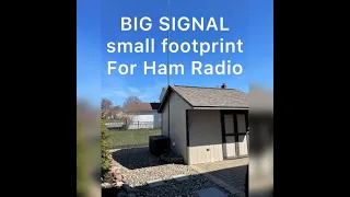 BIG SIGNAL with a small footprint for your HAM RADIO!