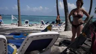 Praia Punta Cana do Club Med Clau Rafi e Nicolas