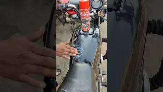 splendor fuel tank dent removal