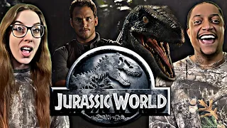 JURASSIC WORLD(2015) | MOVIE REACTION | My First Time Watching | CHRIS PRATT IS PERFECT IN THIS😱🤯