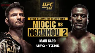 UFC 260: Миочич - Нганну 2| Полный бой | Русская озвучка | Лучшие моменты | ПРОМО