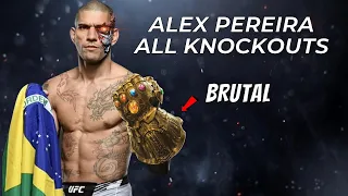 Alex Pereira - All Knockouts of the Brutal Monster