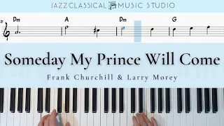 Someday My Prince Will Come - Frank Churchill | Piano Tutorial (EASY) | WITH Music Sheet | JCMS