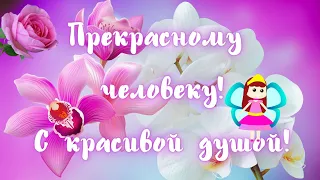 Прекрасному человеку с красивой душой! Цветочного настроения!