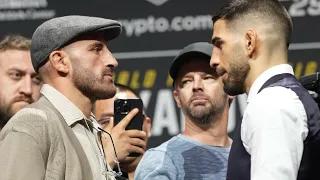 UFC 298 FACE-OFFS: Volkanovski vs Topuria