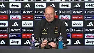 Conferenza stampa ALLEGRI pre Juve-Frosinone: "Rabiot e Chiesa out, Cambiaso Dusan ok, su Kean..."