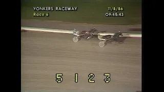 1986 Yonkers Raceway - Dignitarian & Buddy Gilmour - Purse $100,000