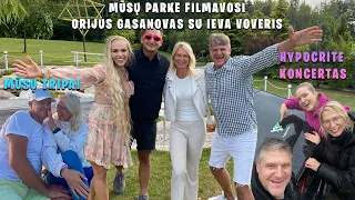 ORIJUS GASANOVAS SU IEVA VOVERIS FILMAVO LAIDĄ MŪSŲ PARKE !!!